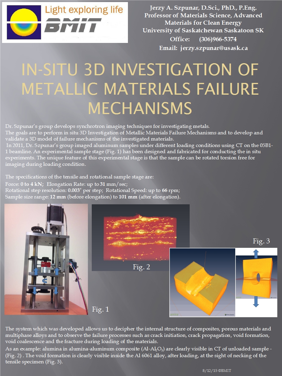In-situ 3D Investigation of Metallic Materials’ Failure Mechanisms Image