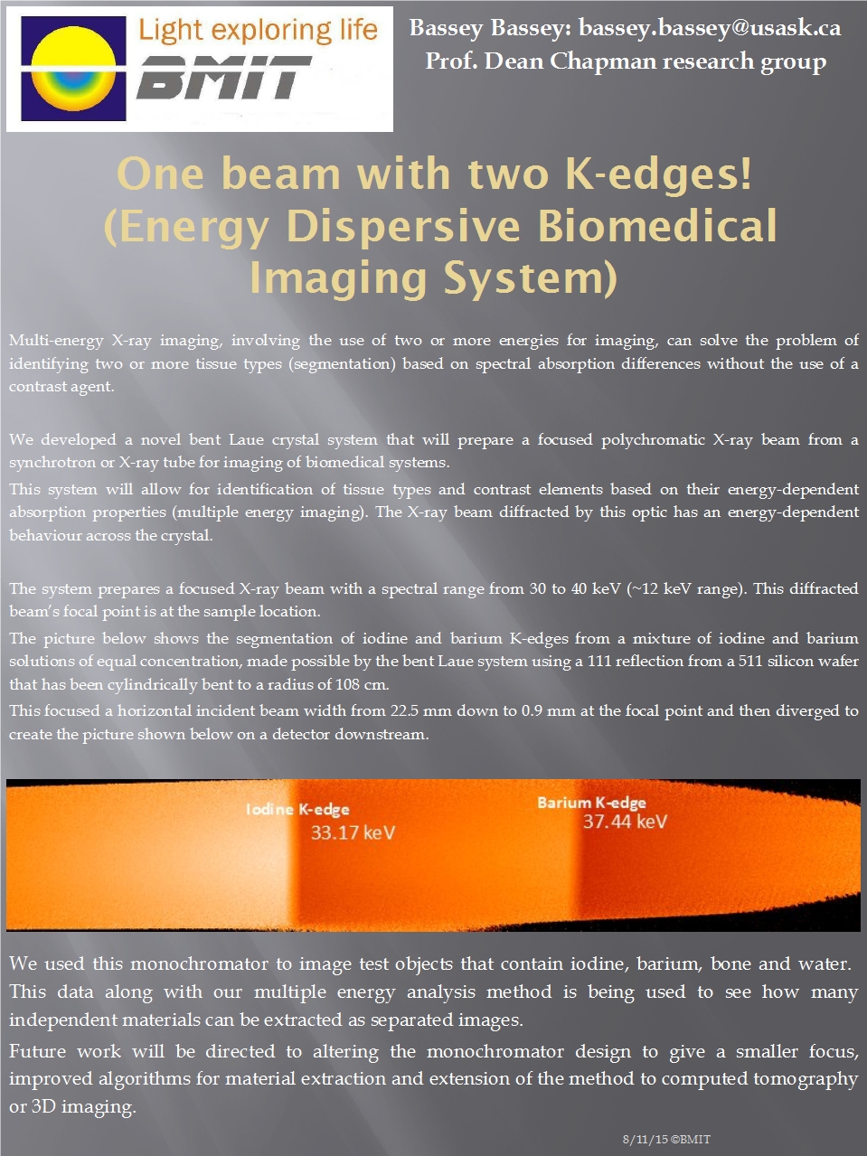 One Beam With Two K-Edges! Image